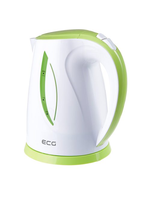 Кана за вода ECG RK 1758 Green, 2200W, 1.7L, Бял/Зелен - Код G5064