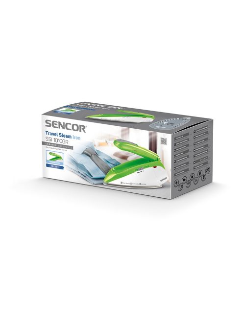 Туристическа ютия SENCOR SSI 1010GR, 1085W, Бял/Зелен - Код G5496