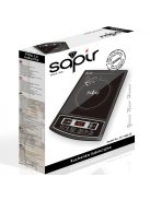 Индукционен котлон SAPIR SP 1445 LG, 2000W, LED екран, 4 функции, 8 степени, Черен - Код G8087