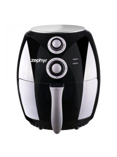   Фритюрник с горещ въздух ZEPHYR ZP 1980 AI, 1600W, 2.6 литра, 80°C~200°C, Таймер, Черен - Код G8269