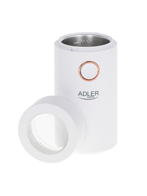 Електрическа кафемелачка ADLER AD 4446-WG, 150 W, 75 g, Бял - Код G8634