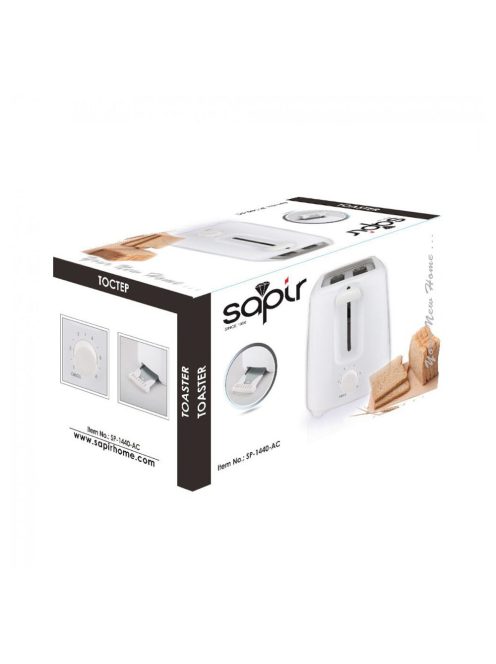 Тостер за хляб SAPIR SP 1440 AC, 700W, Бял - Код G8942