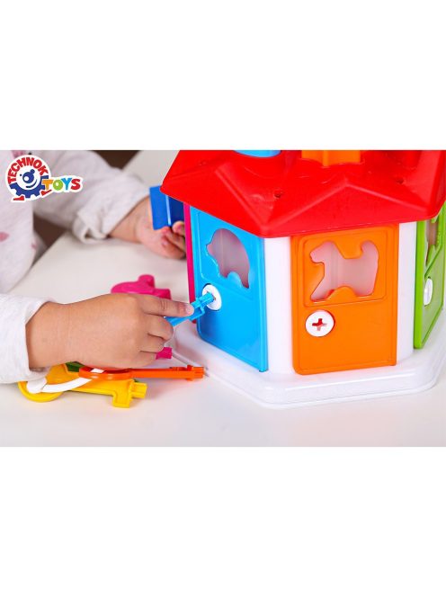 Детска къща с шест врати (Сортер) Technok Toys - Код W4603