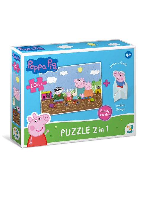 Детски пъзел Peppa Pig 2в1 (60 части) EmonaMall - Код W5340